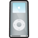 iPod Nano Silver Icon 128x128 png